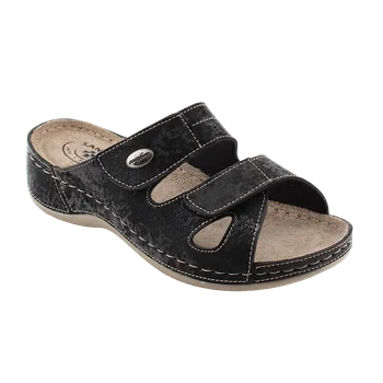SANTÉ DÁMS.PANTOFEL DS/152 ČERNÁ